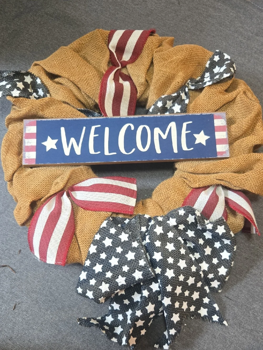 Welcome Holiday Wreath
